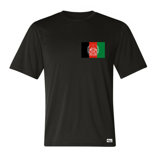 EAKS® Herren T-Shirt "AFGHANISTAN FLAGGE" Fahne Ländershirt Sport Fußball WM