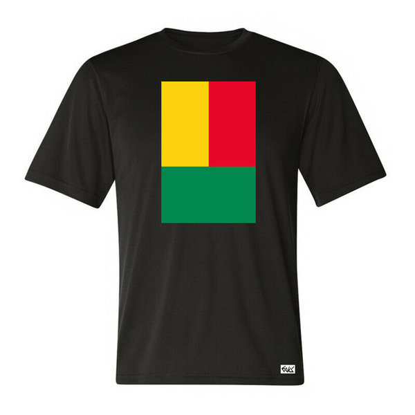 EAKS® Herren T-Shirt "Motiv: BENIN FLAGGE" Fahne Bénin Fußball Sport WM Westafrika