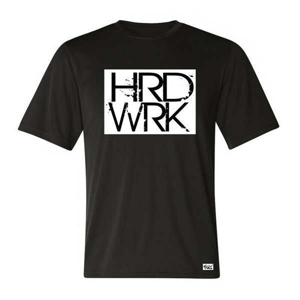 EAKS® HERREN T-SHIRT "Motiv: HRD WRK / HARD WORK" Graffiti Bodybuilding Fitness Hip Hop Kraftsport