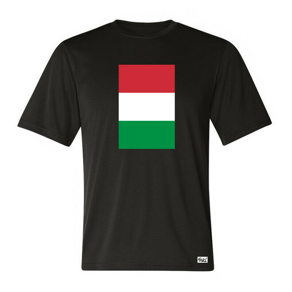 EAKS® Herren T-Shirt "ITALIEN FLAGGE" Italia Italy Fahne Sport Fußball EM WM
