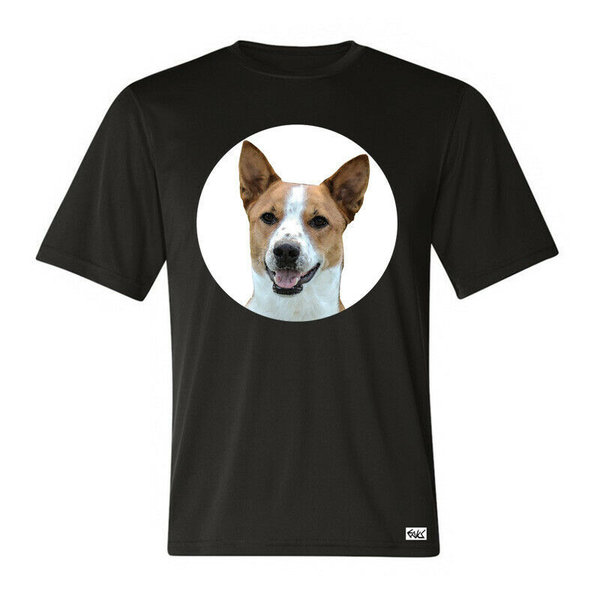 EAKS® Herren T-Shirt "Motiv: BASENJI" Hundeshirt Hundesportverein Tiershirt Hundeschule