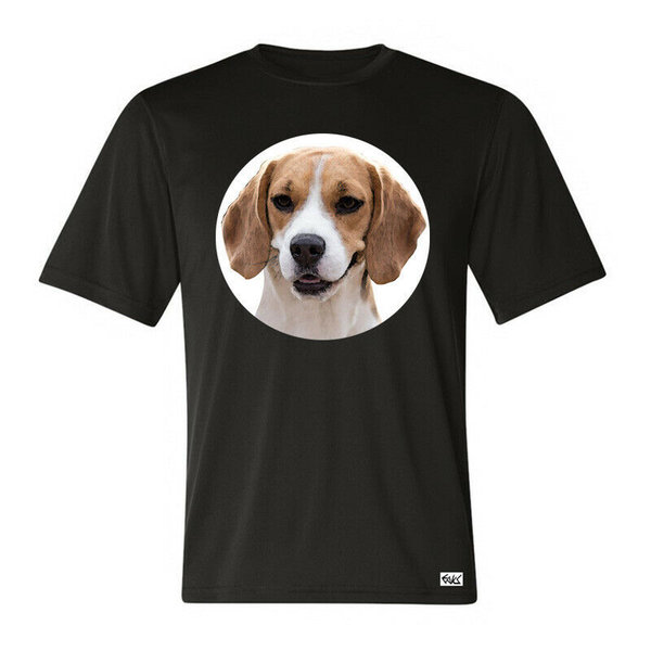 EAKS® Herren T-Shirt "Motiv: BEAGLE" Hundeshirt Hundesportverein Tiershirt Hundeschule