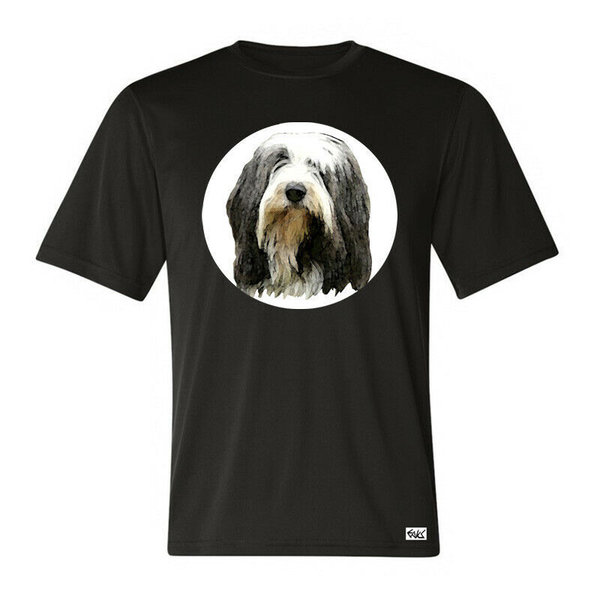 EAKS® Herren T-Shirt "Motiv: BEARDED COLLIE" Hundeshirt Hundesportverein Tiershirt Hundeschule