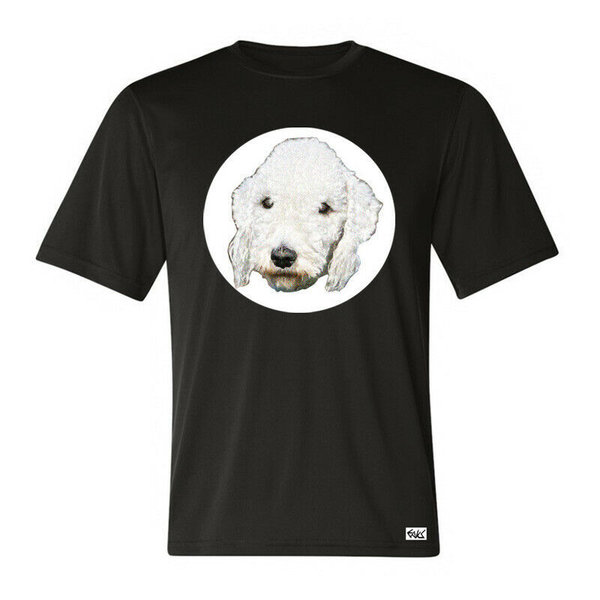 EAKS® Herren T-Shirt "Motiv: BEDLINGTON TERRIER" Hundeshirt Hundesport Tiershirt Verein Hundeschule