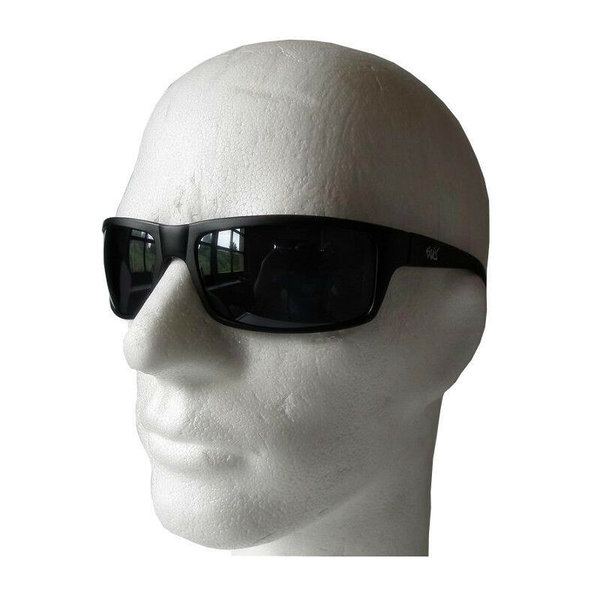 EAKS® Herren Designer Sport Sonnenbrille schwarz black Biker Gangster Hip Hop Heavy Metal Style