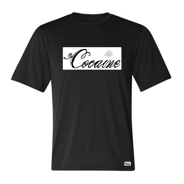 EAKS® Herren T-Shirt "Cocaine-Schriftzug" (Droge)
