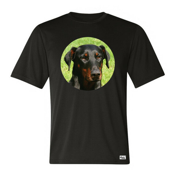 EAKS® Herren T-Shirt "Motiv: DOBERMANN" Hundeshirt Tiershirt Hundesportverein Hundesport