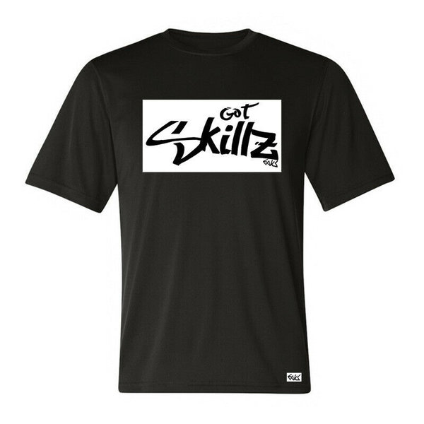 EAKS® Herren T-Shirt "Motiv: GOT SKILLZ" Graffiti-Tag Hip Hop Old School-Bombing