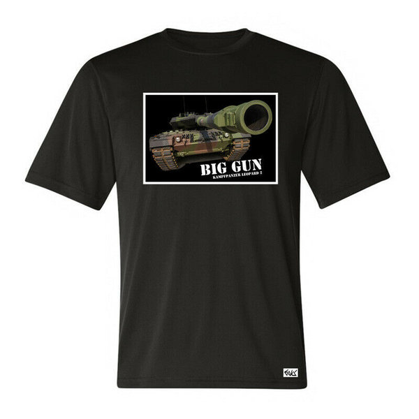 EAKS® Herren T-Shirt "Motiv: KAMPFPANZER LEOPARD 2" Tank Militär Military Bundeswehr BRD Deutschland
