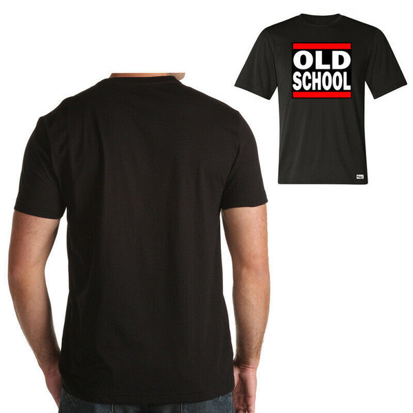 EAKS® Herren T-Shirt "Old School" rote Streifen