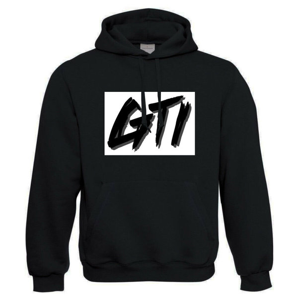 EAKS® Hoodie "Motiv: GTI-SCHRIFTZUG *" Logo Hoody Kapuzenpullover Tuning Motorsport Autos