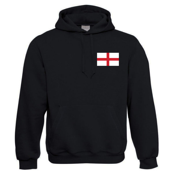 EAKS® Hoodie "ENGLAND FLAGGE" Fahne Hoody Kapuzenpullover GB UK Sport Fußball WM EM Great Britain