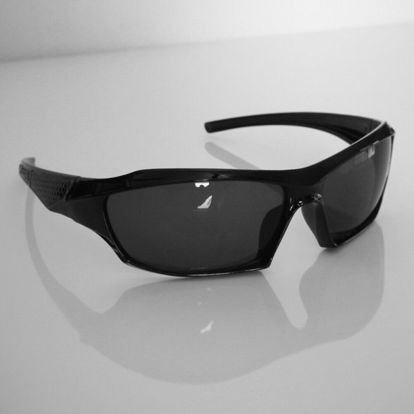 EAKS® Herren Designer Sport / Biker / Gangster / Hip Hop Sonnenbrille schwarz Radbrille Sportbrille
