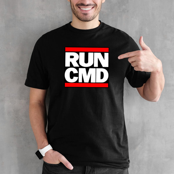 EAKS® Herren T-Shirt "RUN CMD"