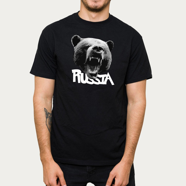 EAKS® Herren T-Shirt "Russischer Bär"