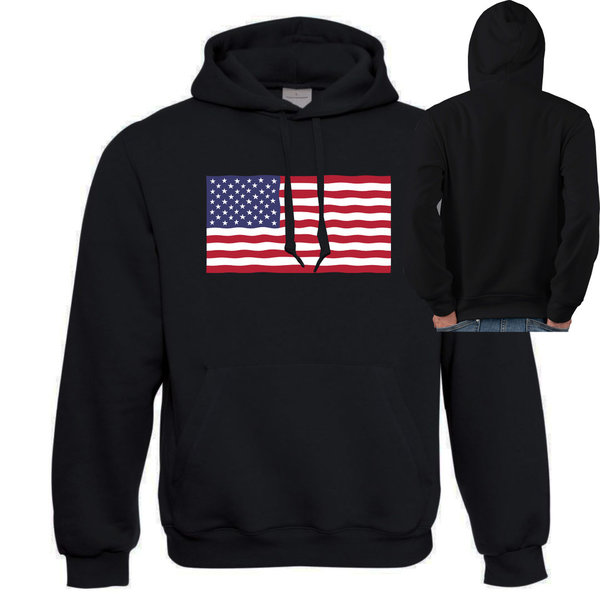 EAKS® Herren Hoodie "USA Flagge"