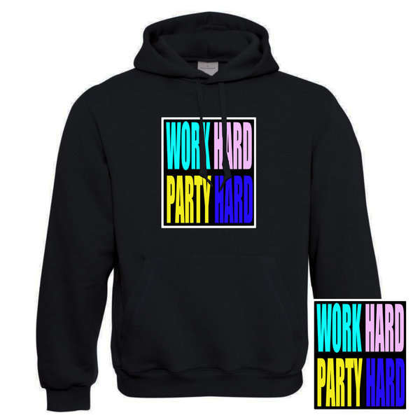EAKS® Herren Hoodie "Work Hard Party Hard"