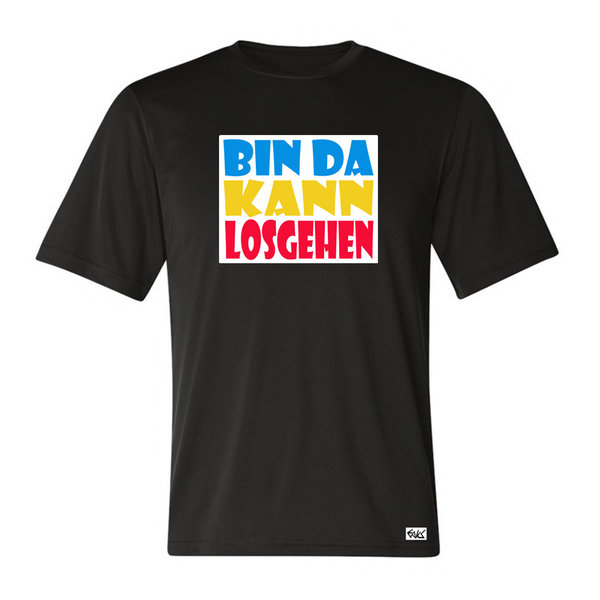 EAKS® Herren T-Shirt "Bin da, kann losgehen"