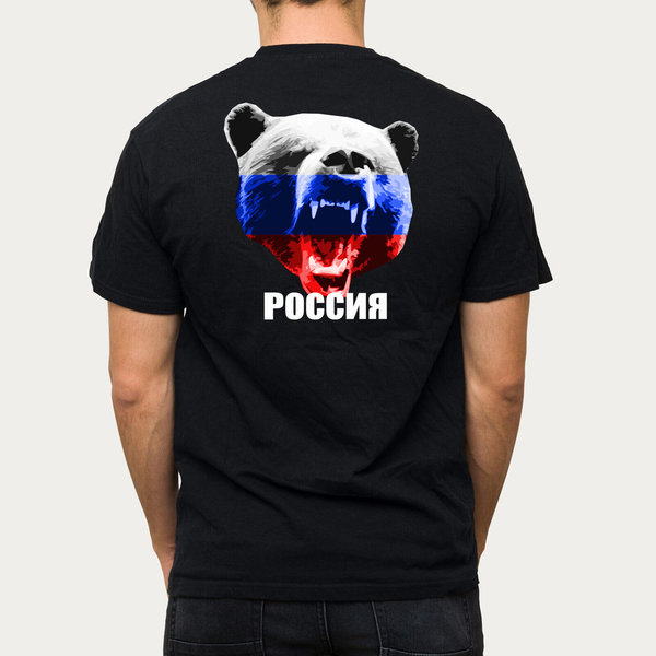 EAKS® Herren T-Shirt "Russischer Bär"