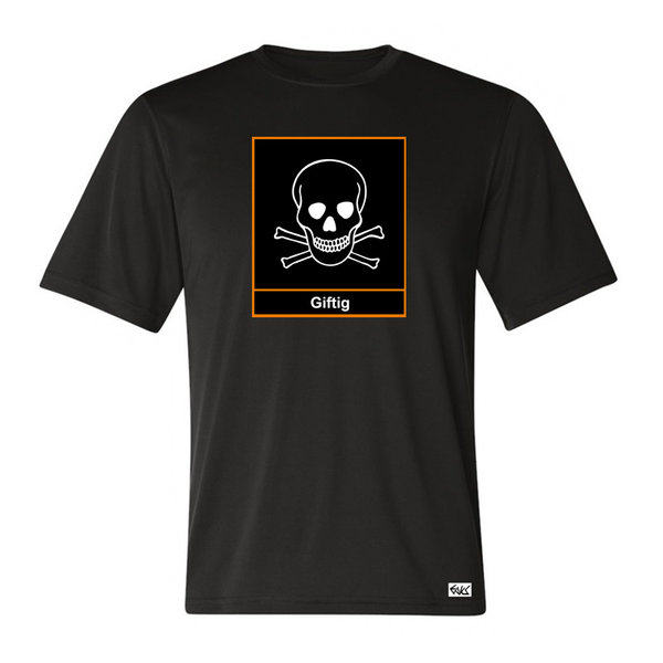 EAKS® Herren T-Shirt "Warnsymbol Giftig"