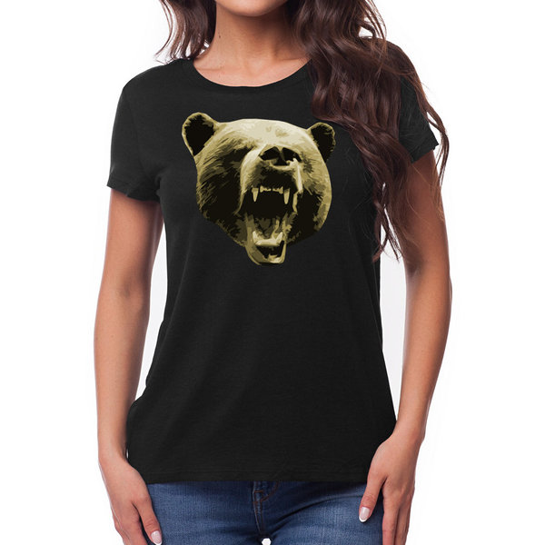 EAKS® Damen T-Shirt "Grizzlybär" (Ursus arctos horribilis)