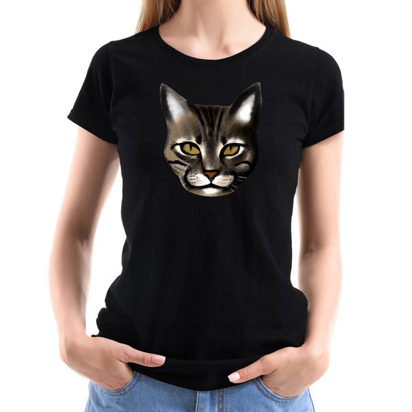 EAKS® Damen T-Shirt "Domestic Cat (Felis catus)"