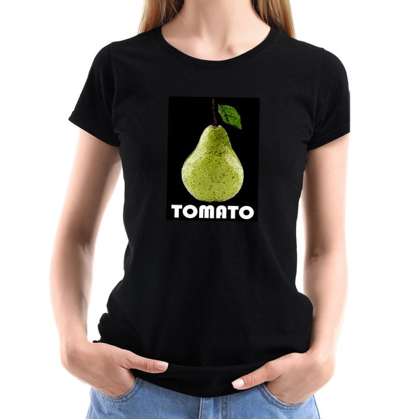 EAKS® Damen T-Shirt "Tomato" (Tomate / Apfel / Birne)
