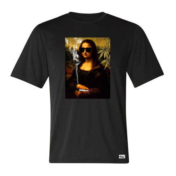 EAKS® Herren T-Shirt "Joint Smoking Mona Lisa"
