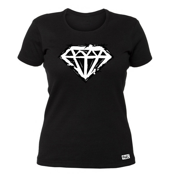 EAKS® Damen T-Shirt "Rough Diamond / Rohdiamant"