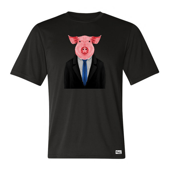 EAKS® Herren T-Shirt "Human Pig"