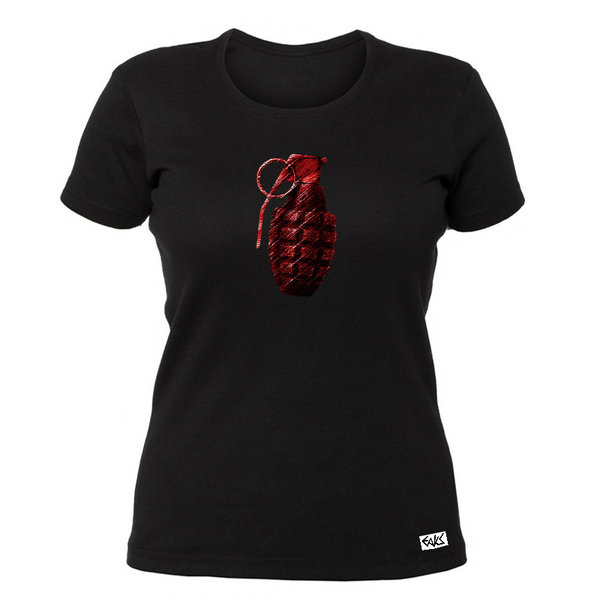 EAKS® Damen T-Shirt "Red Hand Grenade"