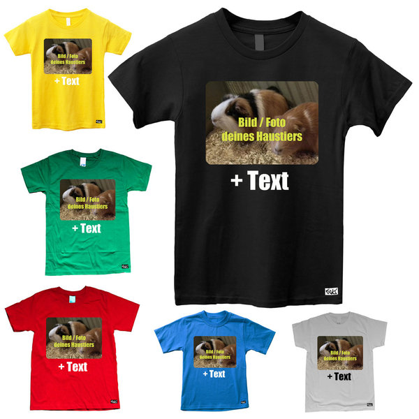 EAKS® Kinder T-Shirt "Dein Haustier"