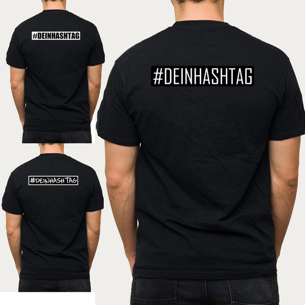 EAKS® Herren T-Shirt "Dein Hashtag"
